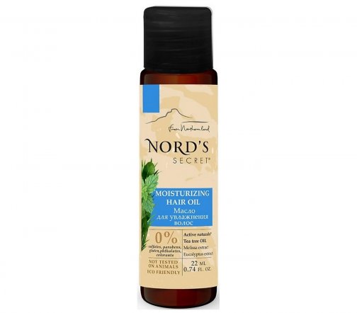 Nord's Secret Масло увлажняющее для волос Мелиса и Масло чайного дерева 22мл