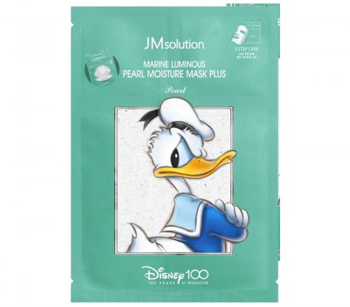 JMSolution Disney Маска тканевая трехступенчатая для лица с экстрактом жемчуга 27мл