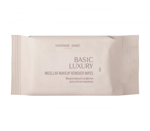 Vivienne Sabo SC Basic Luxury (Базовая роскошь) Салфетки мицеллярные для снятия макияжа 20шт