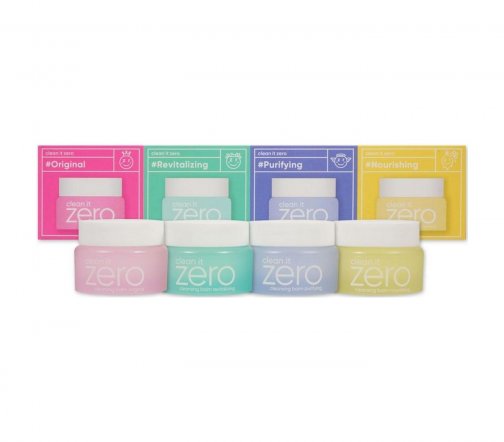Banila Co Clean It Zero Набор Бальзам очищающий для лица миниатюры 4шт*7мл
