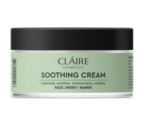 Claire Cosmetics Крем успокаивающий для лица тела и рук 200мл