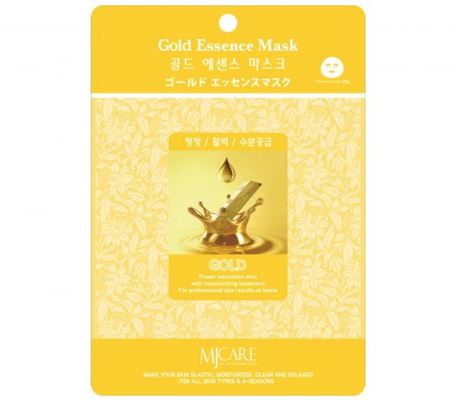 Mijin Essence Маска тканевая для лица Gold 23гр