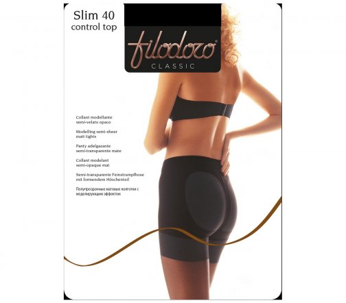 Filodoro Classic Колготки Slim Control Top 40 den 2-S Tea