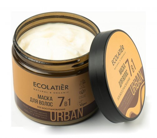 Ecolatier Urban Маска для волос SOS восстановление Какао и Жожоба 380мл
