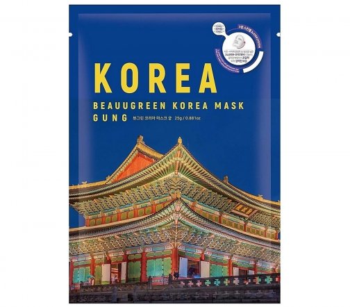 BeauuGreen K-Beauty Mask Korea Gung Маска тканевая для лица с экстрактом пчелиных сот 23 гр