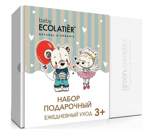 Ecolatier Baby Pure Baby 3+ Набор Шампунь детский 2в1 150мл+Крем детский 75мл
