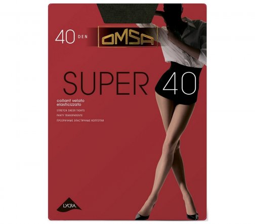 Omsa Колготки Super 40 den  (Черный)
