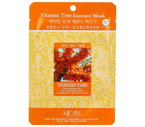 Mijin Essence Маска тканевая для лица Vitamin Tree 23гр