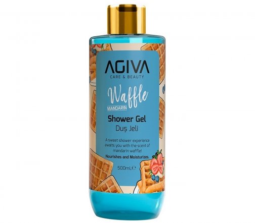 Agiva Гель для душа Мандариновые вафли 500мл
