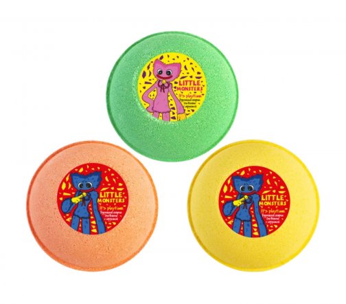 L'Cosmetics Гейзер бурлящий для ванны с игрушкой Huggy Wuggy 230гр