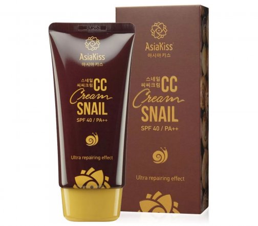 AsiaKiss Snail Крем-CC с экстрактом муцина улитки 60мл