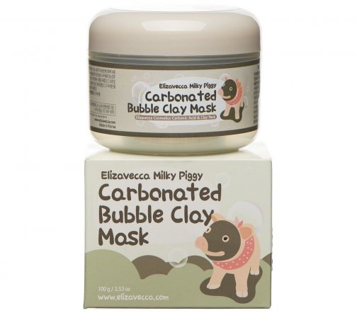 Elizavecca Milky Piggy Carbonated Маска очищающая глиняно-пузырьковая для лица 100мл