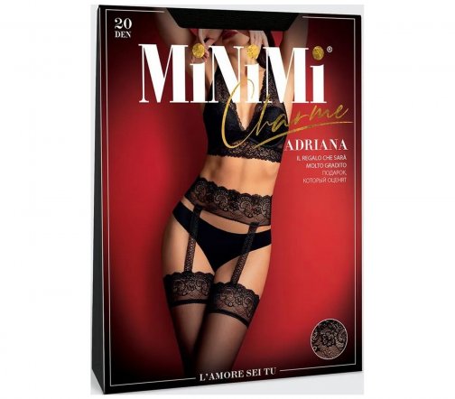 Minimi Колготки Adriana 20 den с имитацией чулок и пояса