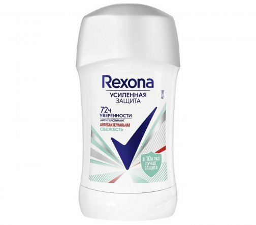 Rexona Усиленная защита Дезодорант-антиперспирант стик Антибактериальная свежесть 40мл