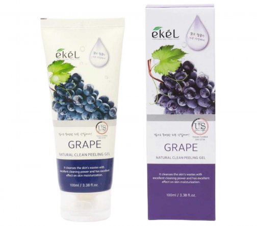 Ekel Пилинг-гель для лица с экстрактом винограда 100мл