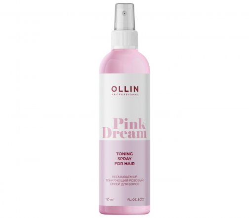 Ollin Professional Pink Dream Спрей несмываемый тонирующий розовый для волос 150мл