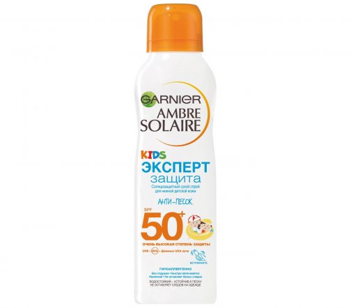 Garnier Ambre Solaire Спрей детский солнцезащитный Эксперт защита SPF50 200мл