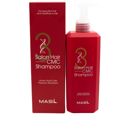 Masil 3 Salon Hair CMC Шампунь восстанавливающий с аминокислотами 500мл