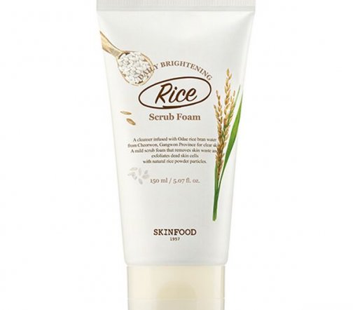 Skin Food Rice Cleansing Пенка-скраб для умывания Рисовая