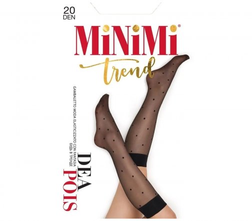 Minimi Гольфы Trend Dea Pois 20 den Uni Белый