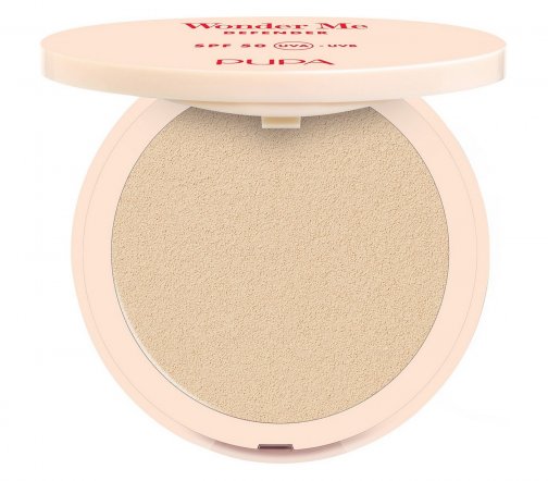 Pupa Тональная основа компактная с эффектом бальзама Wonder Me Defender SF50