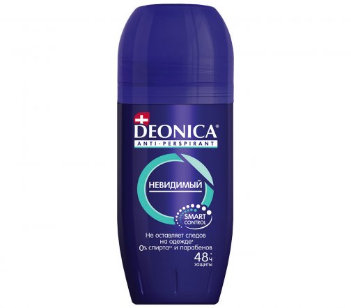 Deonica Men Дезодорант-антиперспирант ролик Невидимый 50мл