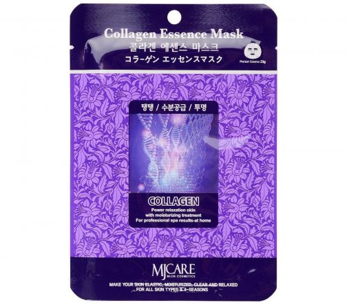 Mijin Essence Маска тканевая для лица Collagen 23гр