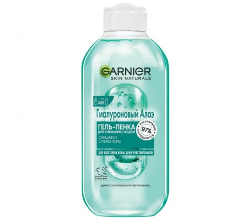 Garnier Skin Naturals Гель-пенка для умывания с водой Гиалуроновый алоэ 200мл