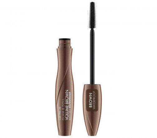 Catrice Тушь водостойкая Glam&Doll Volume Brown Коричневая