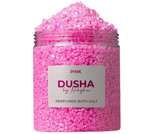 Dusha by Nebyliza Соль для ванны с шимером Pink (Розовая) 600гр