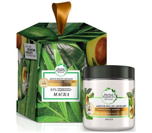 Herbal Essences Маска для волос Интенсивное питание Алоэ и Авокадо 250мл