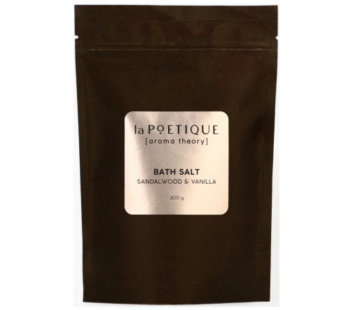 La Poetique Aroma Theory Соль парфюмированная для ванны Сандал и ваниль 300гр