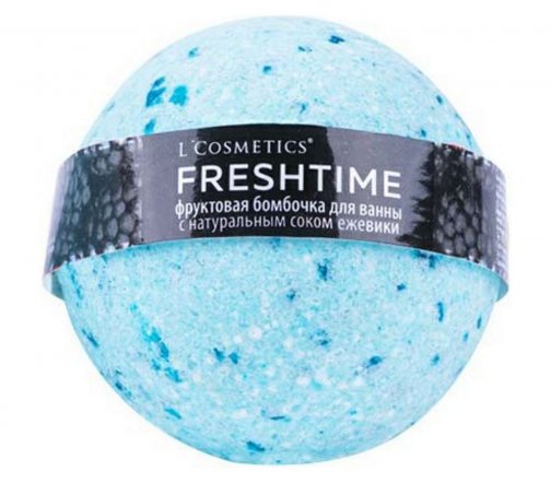 L'Cosmetics Fresh Time Бомбочка фруктовая для ванны Ежевика 170гр
