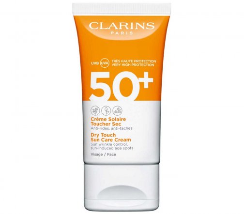 Clarins Solaire Крем солнцезащитный для лица Dry Touch SPF50+ 50мл