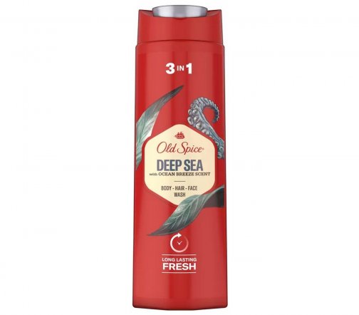 Old Spice Гель для душа+Шампунь 3в1 Deep Sea 400мл