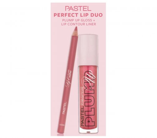 Pastel Набор Perfect  Lip Duo Карандаш для губ Lip Contouк 51+Блеск Plump Up Extra 206