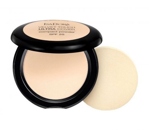 IsaDora Пудра компактная Velvet Touch Ultra Cover SPF20 60 Fair Porcelain