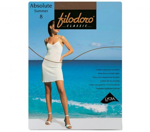 Filodoro Classic Колготки Absolute Summer 8 den 4-L Бразил