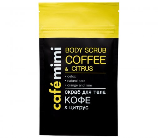 Cafe Mimi Скраб для тела Кофе и Цитрус 150гр