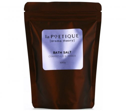 La Poetique Aroma Theory Соль парфюмированная для ванны Амбра и османтус 300гр