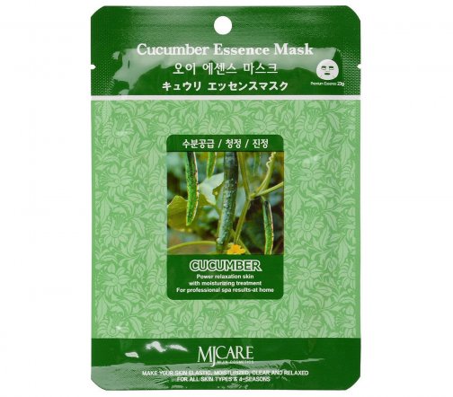 Mijin Essence Маска тканевая для лица Cucumber 23гр