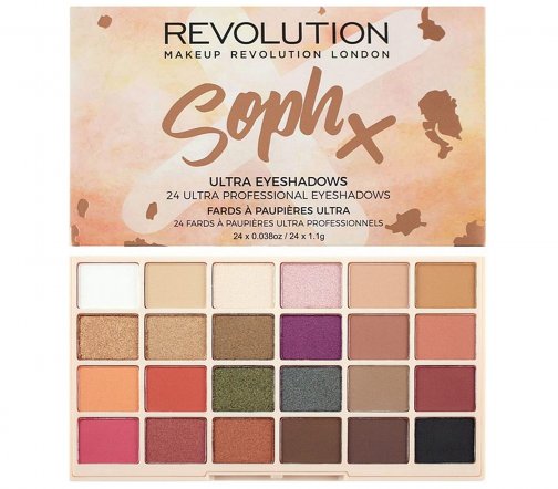 Makeup Revolution Палетка теней для век Soph X 24 оттенка