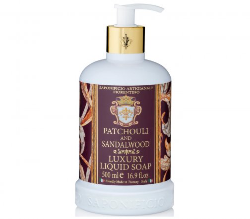 SAF Luxury Мыло жидкое Patchouli and Sandalwood Пачули и сандал 500мл
