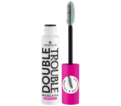 Essence Тушь Volumizing Mascara Double Trouble Extra Black