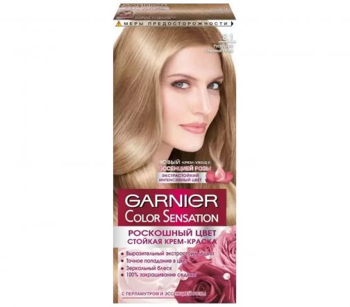 Garnier Color Sensation Роскошь цвета Крем-краска для волос 8.1 Роскошный северный русый