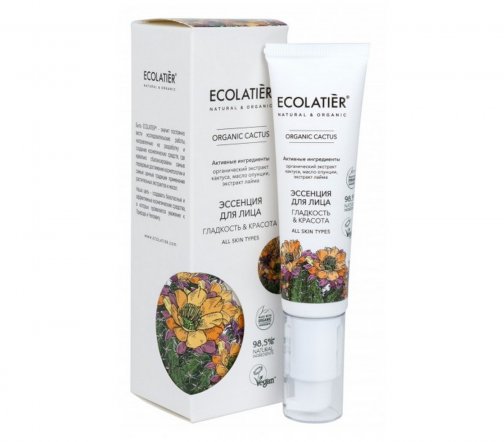 Ecolatier Organic Cactus Эссенция для лица Гладкость и красота 30мл