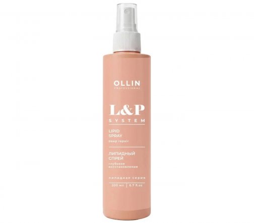 Ollin Professional L&P System Спрей липидный несмываемый для волос 200мл