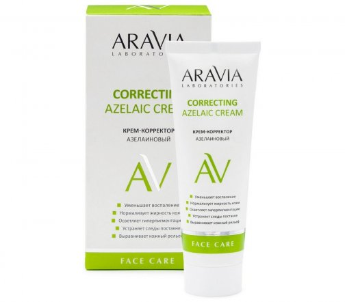 Aravia Laboratories Крем-корректор азелаиновый для лица 50мл