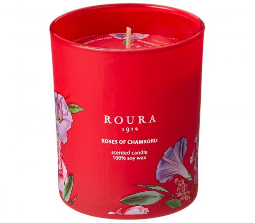 Roura Свеча ароматизированная в стакане Роза 8.5*7см