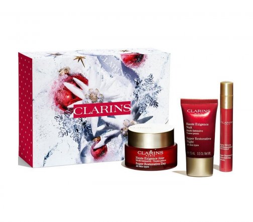 Clarins Multi-Intensive Набор Крем дневной 50мл+Крем ночной 15мл+Сыворотка 10мл+Косметичка